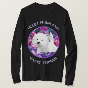 West Highland White Terrier Painting Dog Art T-Shirt