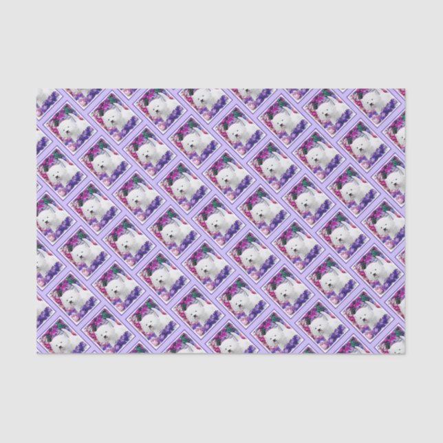 West Highland White Terrier Painting Dog Art Tissue Paper (Front)