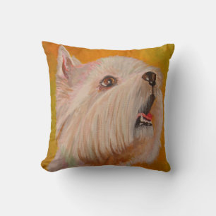 West Highland White Terrier Portrait Cushion