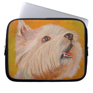 West Highland White Terrier Portrait Laptop Sleeve