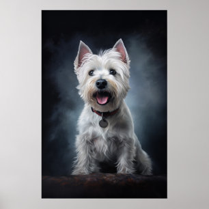 West highland white terrier poster