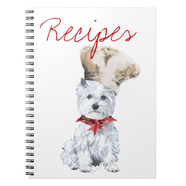 West Highland White Terrier Recipe Book (Front)