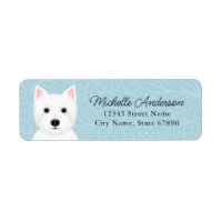 West Highland White Terrier Return Address Labels