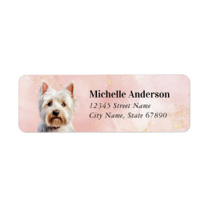 West Highland White Terrier Return Address Labels