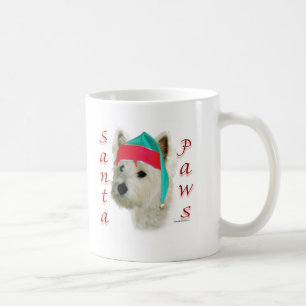 West Highland White Terrier Santa Paws Coffee Mug