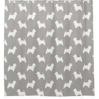 West Highland White Terrier Silhouettes Pattern