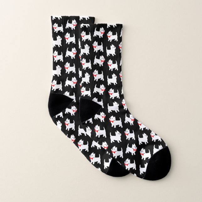 West Highland White Terrier Socks (Pair)