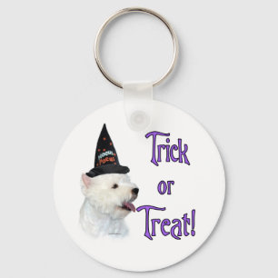West Highland White Terrier Trick Key Ring