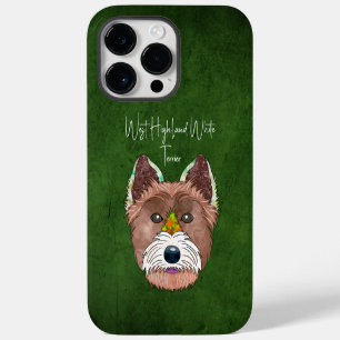 West Highland White Terrier Ugly Face iPhone 14 Pro Max Case