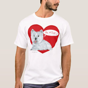West Highland White Terrier Valentine T-Shirt