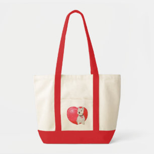 West Highland White Terrier Valentine Tote Bag