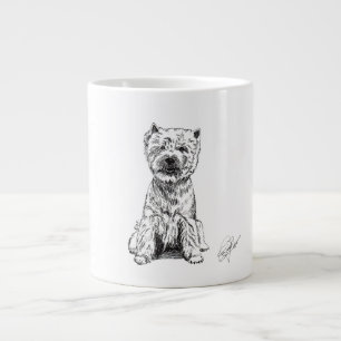 WEST HIGHLAND WHITE TERRIER. "WESTY"  LARGE COFFEE MUG