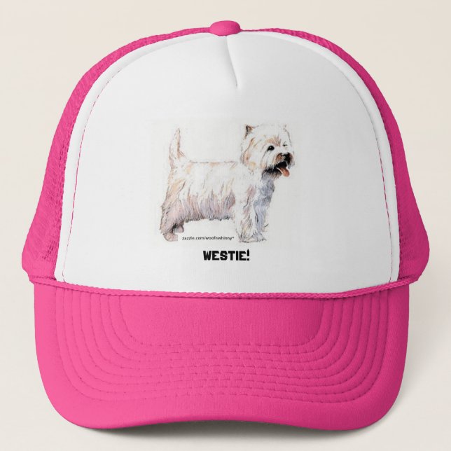 West Highland White Terriers Trucker Hat (Front)