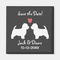 West Highland White Terriers Wedding Save the Date