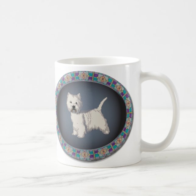 West Highland WhiteTerrier mug (Right)