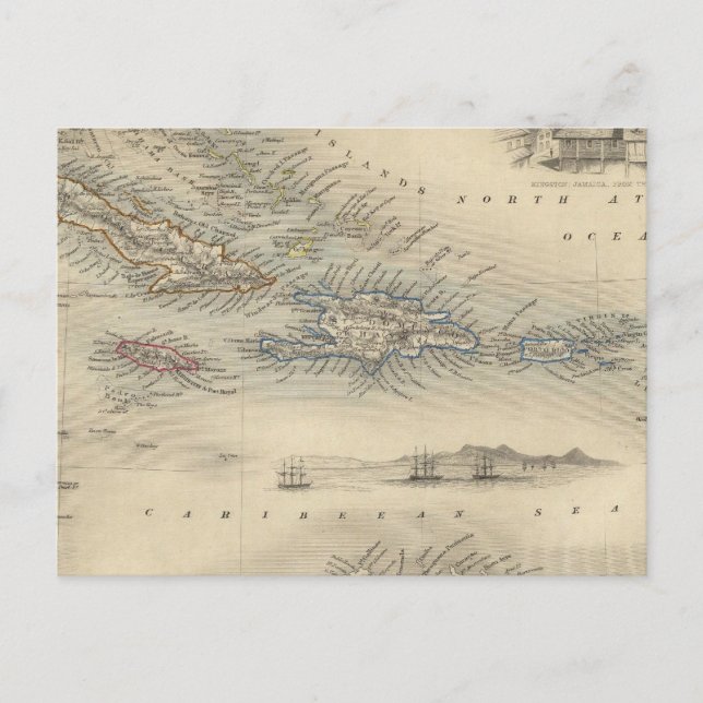 West India Islands 3 Postcard (Front)