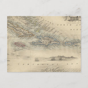 West India Islands 3 Postcard