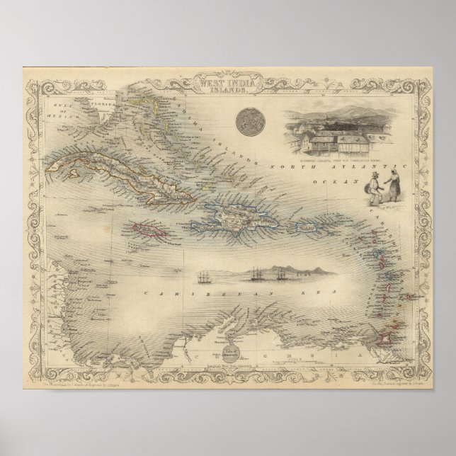 West India Islands Poster (Front)