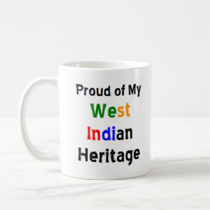 west indian heritage coffee mug