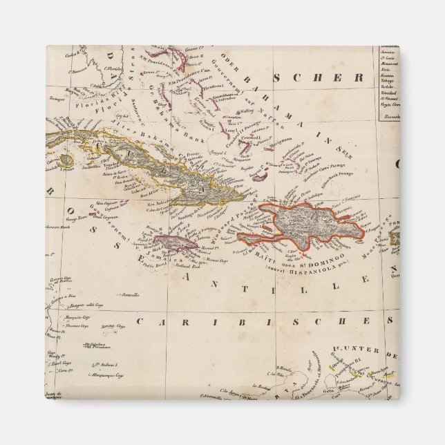 West Indies 10 Magnet (Front)