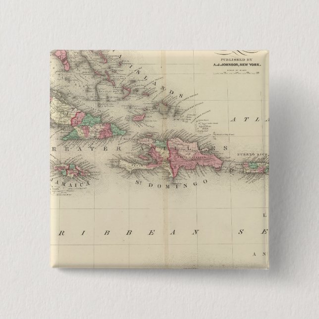 West Indies 3 15 Cm Square Badge (Front)