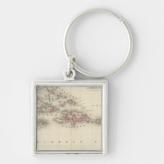 West Indies 3 Key Ring (Front)