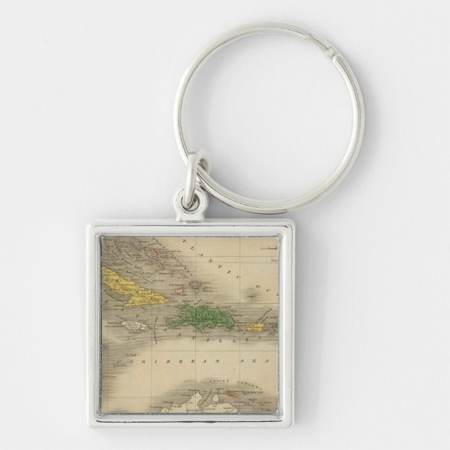 West Indies 7 Key Ring (Front)