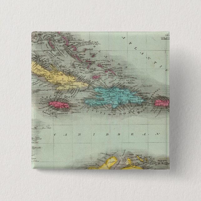 West Indies 8 15 Cm Square Badge (Front)