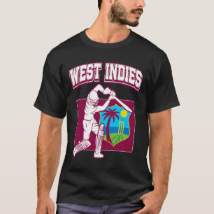 West Indies Cricket Fan Cool Caribbean Cricket Sup T-Shirt