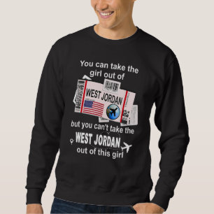 West Jordan Boarding Pass West Jordan Girl Sweatshirt