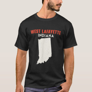 West Lafayette Indiana USA State America Travel In T-Shirt