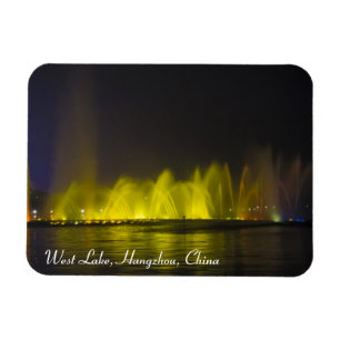 West Lake Colourful Light-Show Magnet