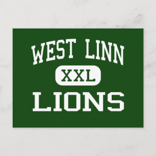 West Linn - Lions - High School - West Linn Oregon Postcard