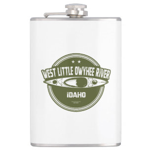 West Little Owyhee River Idaho Kayaking Hip Flask