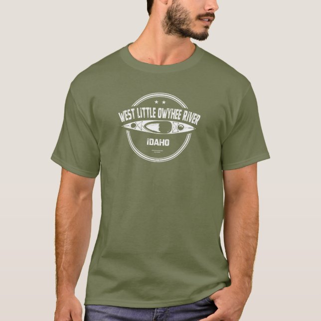 West Little Owyhee River Idaho Kayaking T-Shirt (Front)