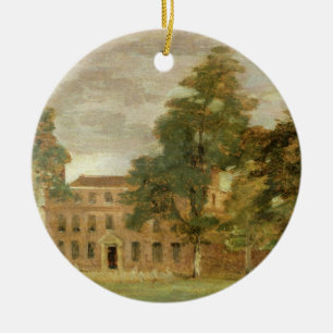West Lodge, East Bergholt (oil on paper laid on pa Ceramic Ornament