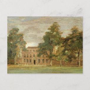 West Lodge, East Bergholt (oil on paper laid on pa Postcard