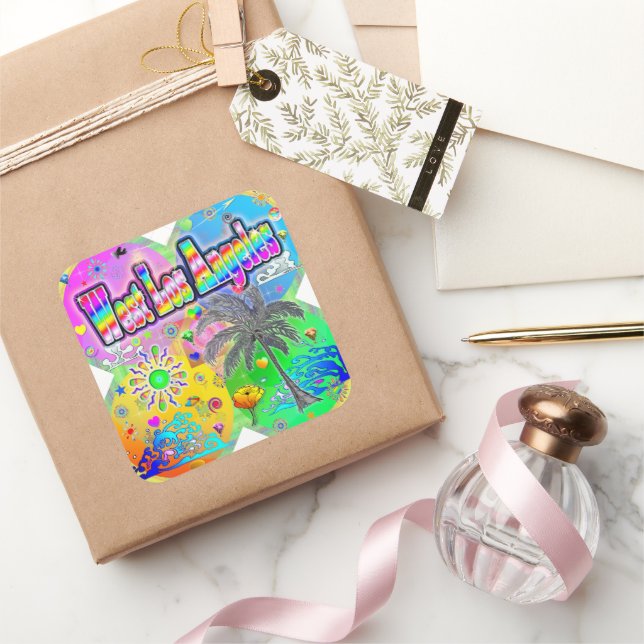 West Los Angeles Quadro Seasons Sticker (Gifting)