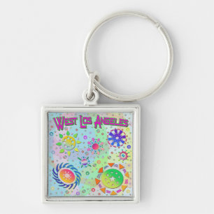 West Los Angeles Seven Suns & Energy Keychain