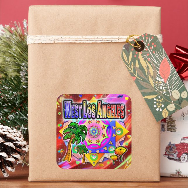 West Los Angeles Tropical Friends Sticker (Holiday)