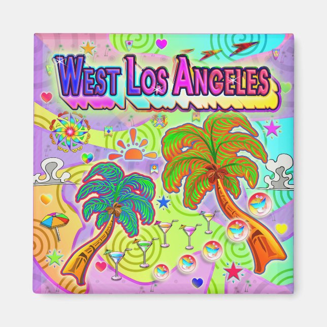 West Los Angeles Vacation Target Magnet (Front)