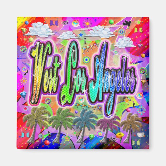 West Los Angeles Vista Express Magnet (Front)