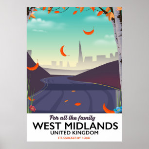 West Midlands, United Kingdom Poster