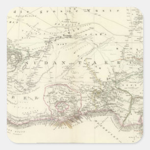 West MittelAfrica - West Central Africa Square Sticker