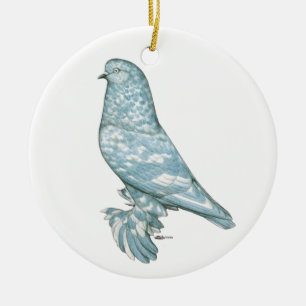 West of England Tumbler:  Lavender Mottle Ceramic Tree Decoration