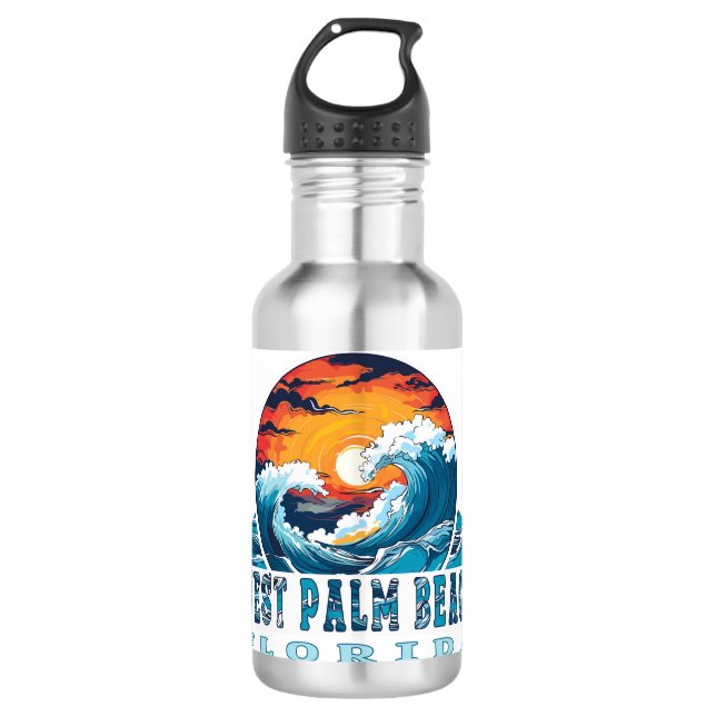 West Palm Beach Florida 710 Ml Water Bottle (Front)