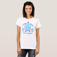 West Palm Beach Florida Blue Sea Turtle Souvenirs