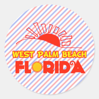 West Palm Beach, Florida Classic Round Sticker