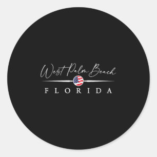 West Palm Beach, Florida Classic Round Sticker
