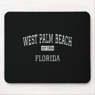 West Palm Beach Florida Fl Vintage Mouse Pad